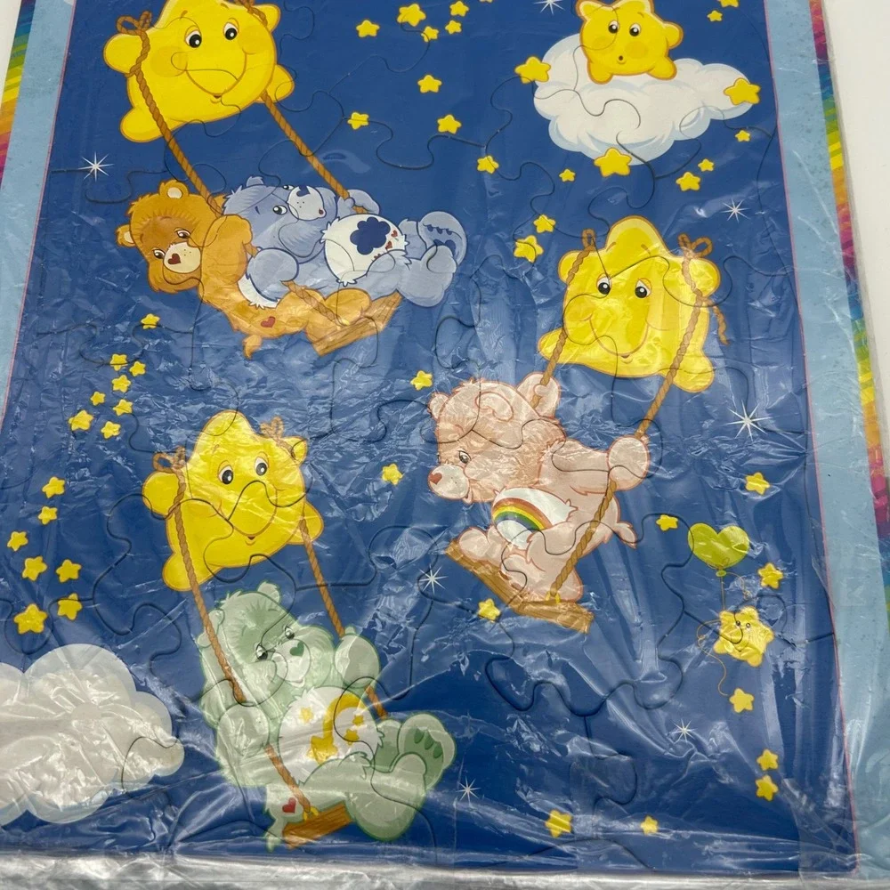 RoseArt Care‎ Bears 2003 Vintage Frame Puzzles Set of 2 Sealed 25 Pieces Each